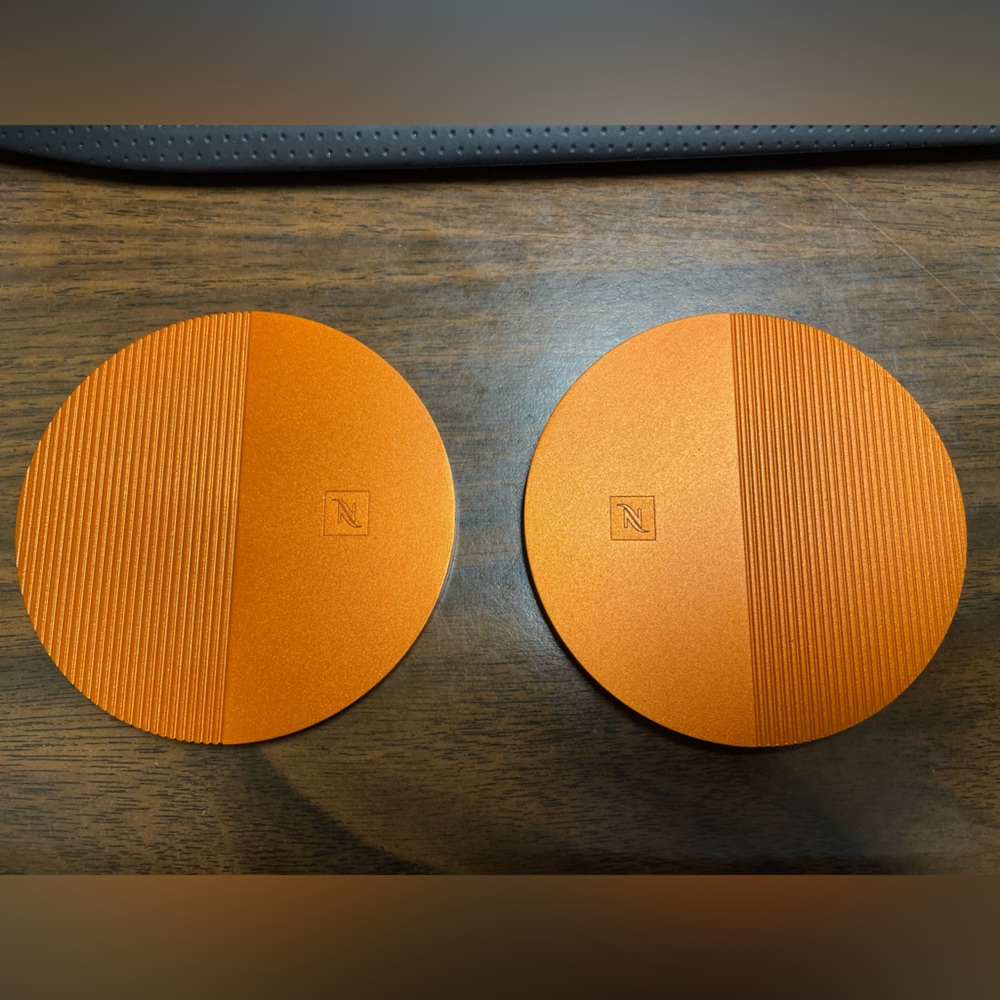 Nespresso set of two Barista coasters